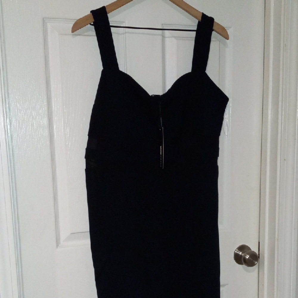 Black Cut Out Lets Mingle  SEXY Sheath Dress